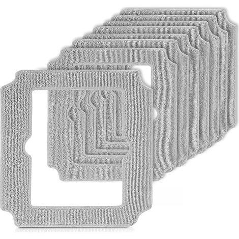 8 Pièces Serpillère Rechange pour Winbot Mini Robot de Nettoyage de Vitres, Microfibre Lingette Robot Lave Vitre pour Winbot Mini avec W-CC02-0012, Réutilisable et Lavable (1/5)
