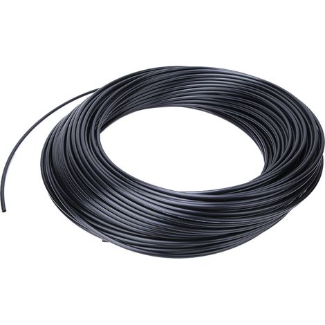 Tube Flexible de tuyau pneumatique à haute pression en Nylon noir pour l'eau d'huile d'air 100m8x6mm