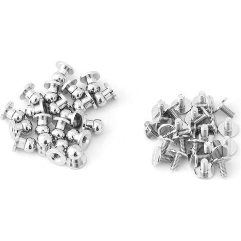 Solid copper rivets and stud buttons for bags, belts and leather goods decorative accessories for creating handbags, wallets and pouches. (1/5)