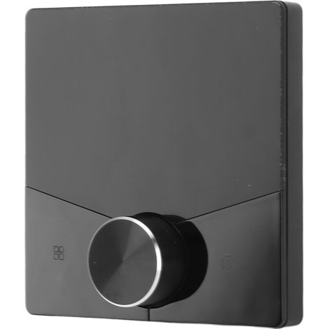 Thermostat intelligent tactile couleur pour chauffage au sol et hammam (noir) (1/5)
