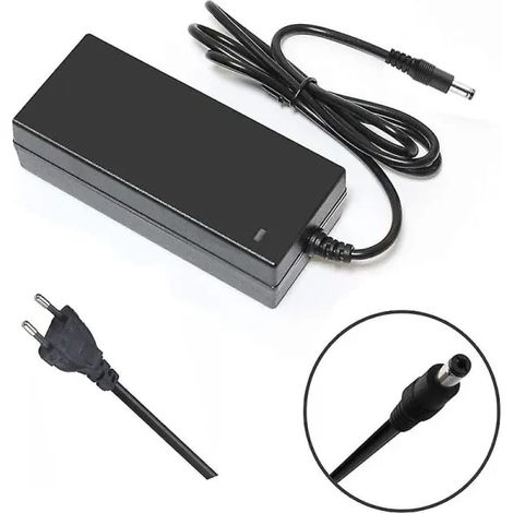 36V 2A Akkuladegerät (42V 2A Ausgang, 100-240V AC Eingang) für Lithium-Ionen- und Lithium-Polymer-Akkus. Kompatibel mit 36V E-Bikes der 10er-Serie (EU-Standard). (1/4)