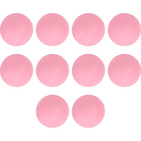 Lot de 10 balles de golf en mousse EVA de 65 mm, balles d'entraînement souples pour le golf en intérieur et en extérieur, rose (1/5)