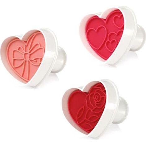 Cortador de Galletas Corazones Pz 3 Delicia Tescoma