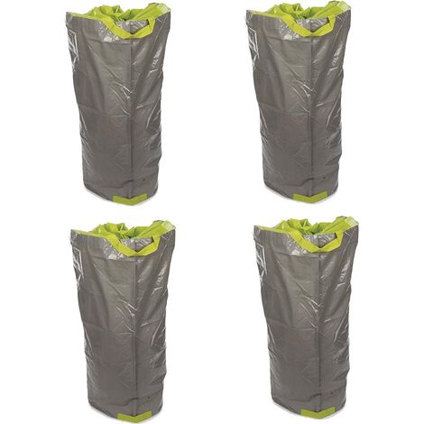 Lot de 4 SACS DE JARDIN MULTIFONCTIONS Utra Résistant - POLYÉTHYLÈNE - 270 L (1/2)