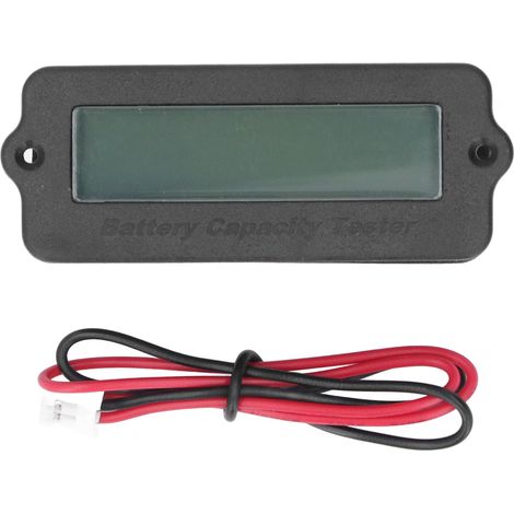 Testeur de capacité batterie lithium 6S, voltmètre de surveillance étanche pour véhicule, indicateur de niveau de charge et tension, compatible batterie 6S. (1/5)