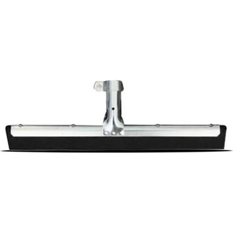 Raclette à manche pour sol en métal-caoutchouc coloris gris - Longueur 35 cm -JUANIO (1/4)