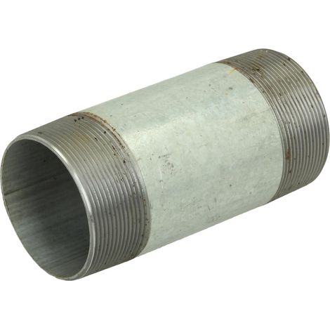 Nipple double galvanisé 2 1/2'' x 150 mm