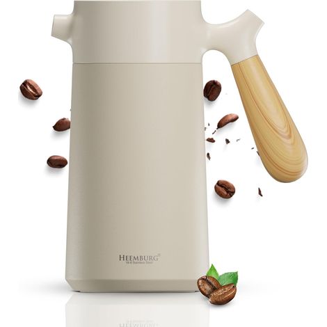 French Press Coffee Maker Thermo Double Wall Insulated Vacuum Stainless Steel Manual Brewing (1/5)