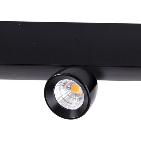 Mini Luminaire LED 7W 700Lm CRI90 4200ºK Rail Magnétique 40 000H [HO-MGCTRACK-7W-W]