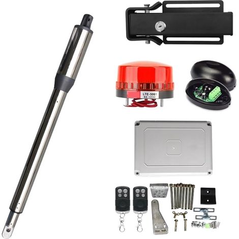 Kit d'ouvre-portes automatiques Ouvre-porte Électrique Automatique À Une Feuille De 300KG, Moteur À Courant Continu, Actionneur Linéaire , Système De Contrôle D'accès For Opérateur pour accessoires de (1/5)