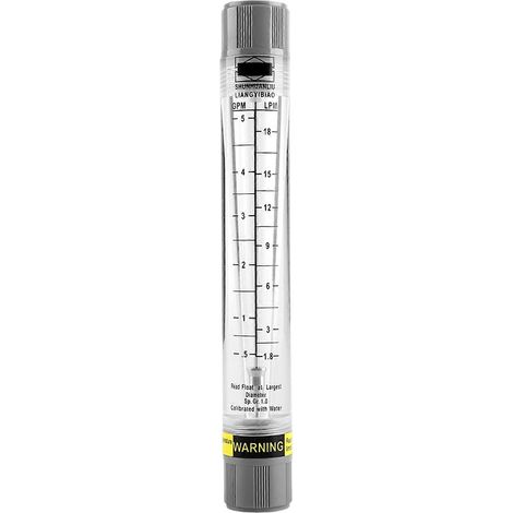Débitmètre tubulaire pour canalisation de liquides, 0,55 GPM / 1,818 LPM (1/4)