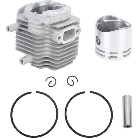 Kit de Piston de Cylindre 32,2 Mm, Kit D'assemblage Piston Pièces Rechange pour -Herbe GT22 GES SRM22 avec Puissance Performance Moteur en Alliage D'aluminium (1/5)
