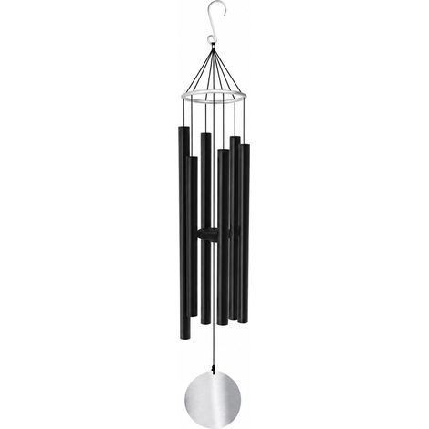 Carillon éolien en aluminium de 81 cm (32 po), grand carillon basse en métal pour l'extérieur, idéal pour la détente, fait main, commémoratif, 127 cm (50 po) (1/5)