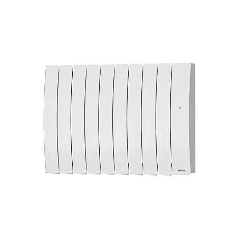 Radiateur à inertie fluide NOIROT Actiflo horizontal 1500W blanc connectable