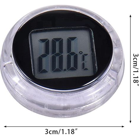 Thermomètre pour moto, jauge de température d'eau, instrument à affichage numérique. (1/4)