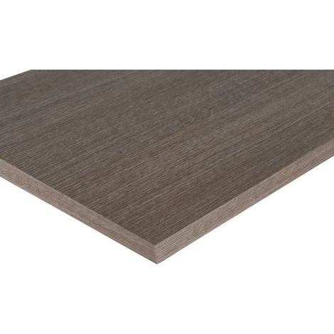 Ripiano Melaminico 2 Lati Bordati Rovere Grigio 18X500X2500 MM