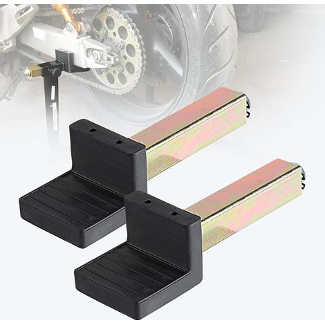 Stück Werkstattständeradapter für universellen Motorrad-Hinterradständer 20 x 20 x 118 mm Schwingarm-Hebestütze für Mountainbikes, Rennräder, L-förmig (1/5)