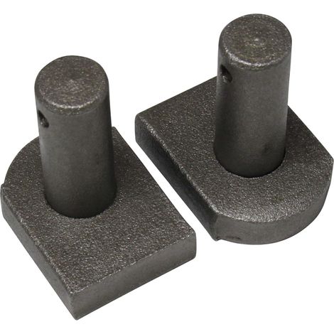 Weld On Gate Hooks Hinge Hanger 1" X2 (Self Colour Fieldgate Slot Flat Back Railing)