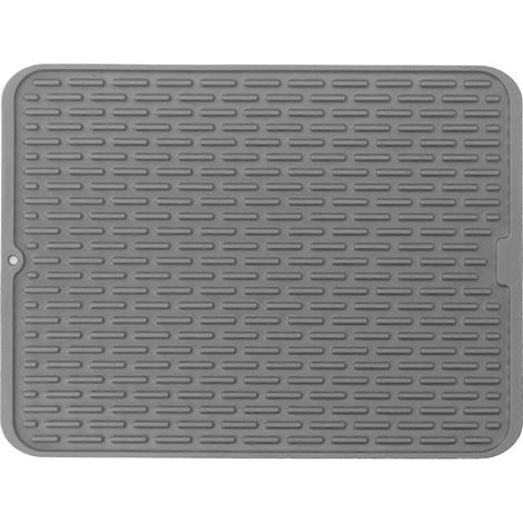 Tapis égouttoir à vaisselle en silicone facile à nettoyer, anti-brûlure et résistant à la chaleur, type 2, pour la cuisine.