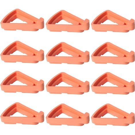 Lot de 24 supports invisibles pour pots de fleurs, en forme de triangle ou de larme, pour plantes. (1/5)