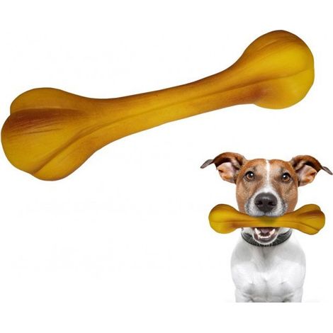 TrAdE Shop Traesio - Giochi Masticabili Sonori Osso Per Animali Per Cani Morbida Gomma Resistente -