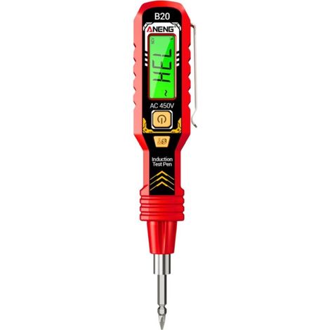 Tournevis double tête B20 avec reconnaissance intelligente, détection de tension CA 11 V 450 V, stylo testeur numérique à fente et croix à double usage (1/5)