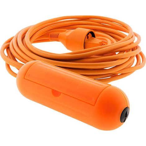 Zenitech – 10 m Verlängerungskabel 2 x 1,5 mm² – Wasserdicht gemäß IP54 – Nennstrom 16 A – Maximale Leistung 3680 W bei 230 V – Kabeltyp H05VV-F (1/5)