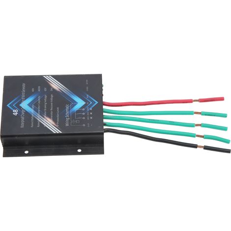 400-W-48-V-Windkraftanlagen-Laderegler, wasserdichtes Aluminiumgehäuse, Vertikalachsen-Generatorregler, Schutzart IP67, Spannungsregler für Heimwindkraftanlagen (1/5)