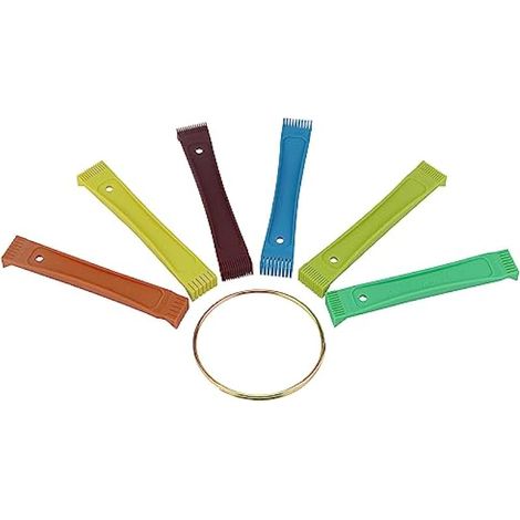 FCR6 AC Coiffe à ailettes pour radiateur à condensateur (6 peignes à ailettes couvrant 12 ailettes) (1/5)