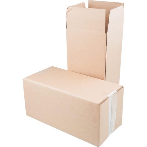 250×120×120 mm Corrugated Cardboard Boxes Small Postal Boxes for Parcel Shipping Carton for Small Business, Storage or Gift Wrapping (10 pieces) (1/5)