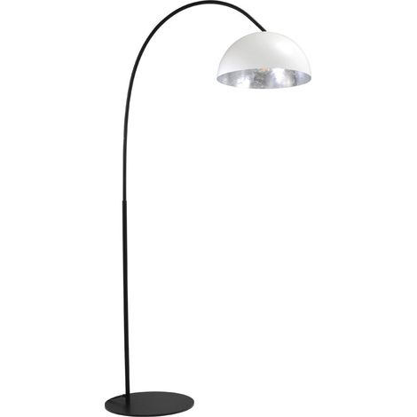 Lampadaire Industria 186 blanc avec de l'argent - 1205-40-06-37 (1/3)