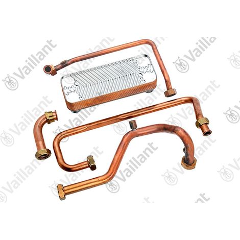 VAILLANT Intercambiador de calor BW, juego en U VCW 180 K XE y otros Vaillant-Nr. , 065034