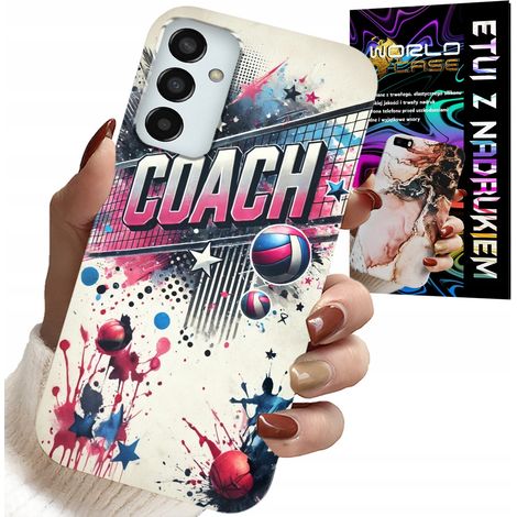 Custodia per Samsung Galaxy M23 - alloggiamento in rete Retina Coach, retro (1/5)