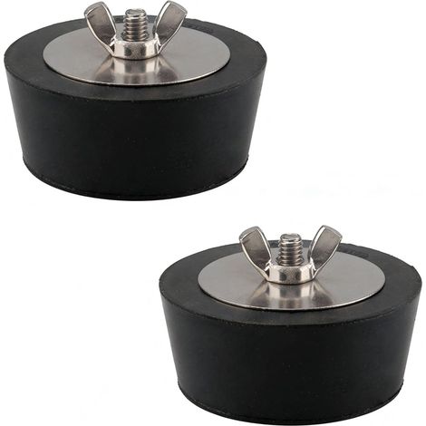 2 Pièces Bouchon Hivernage Piscine Produit Hivernage Piscine 63 mm Bouchon D'Hivernage en Caoutchouc pour Tuyaux de Vidange de Piscine en Hiver (1/5)