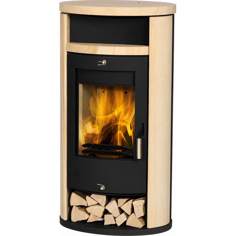 ALICANTE Loticstone schwarz 8 kW.H1137xB595xT469 mm,165 kg