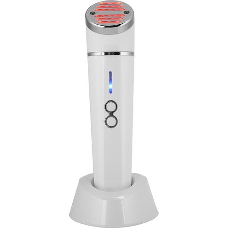 Masque Lumière Rouge Bleue Visage Soin Anti-Âge Chaleur Massage Appareil Beauté Portable 100-240V Prise UE (1/5)