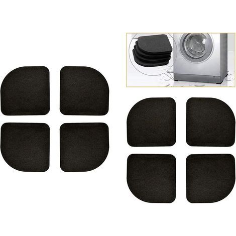 Washing machine foot pads, 8 pieces. Washing machine pads, anti-vibration pads, anti-slip shock absorbers, universal floor protector for washing machine furniture. (1/5)