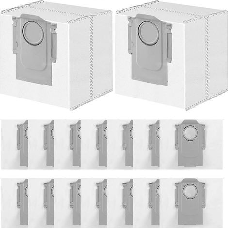 Lot de 16 sacs aspirateurs jetables de 2,5 L pour Roborock S8 Pro Ultra (1/5)