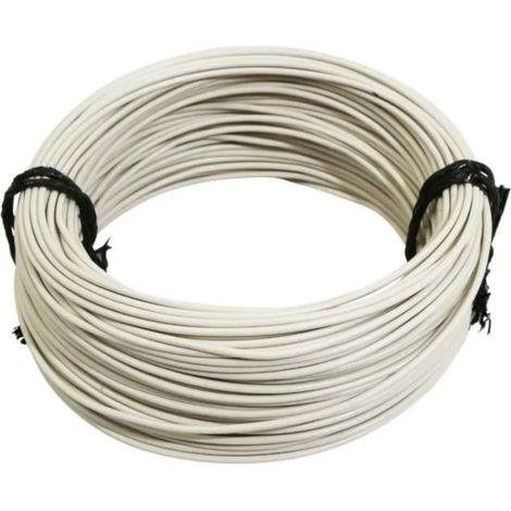 Rouleau de 5 mètres fil électrique 1mm² cuivre souple – Câble flexible pour installations électriques – Résistance à la chaleur et à l'humidité
