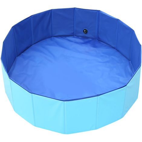 Hundepool-Badebecken für Haustiere, faltbare Badewanne für große Hunde, langlebige PVC-Sommerbadewanne für draußen oder drinnen (120 x 30 cm)
