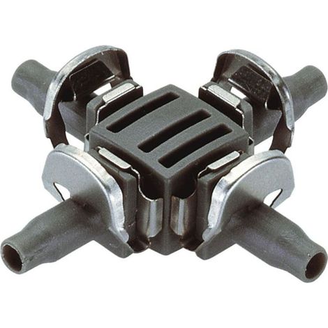 Gardena – Raccord en croix Micro-Drip-System – 4,6 mm (3/16 pouce), lot de 10 (1/2)