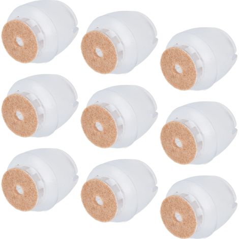 Lot de 32 patins antidérapants pour pieds de table en silicone épais, silencieux et élastiques, transparents (modèle n°14) (1/5)