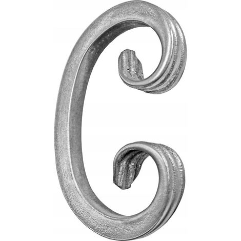 Spiralelement C geschmiedete Elemente 10.303 12X12 H150XL82