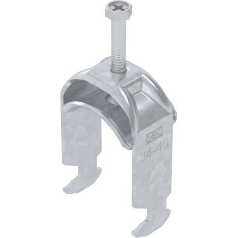 OBO Bettermann Collare a staffa 2056 34-40mm Acciaio zincato a caldo, 1186036