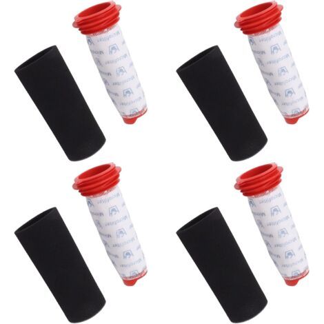 DTEKGAZ - 4er-Pack Schaumstofffilter und Mikro-Hygienefilter für die kabellosen Staubsauger Bosch BCH6ZOOO und Bosch BBH625W60 (1/4)
