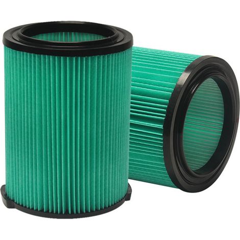 Confezione da 2 filtri di ricambio plissettati a 5 pieghe VF6000 per aspirapolvere, compatibili con gli aspirapolvere per liquidi e solidi Ridgid Shop Vac da 5-20 galloni e con gli aspirapolvere Husky (1/4)
