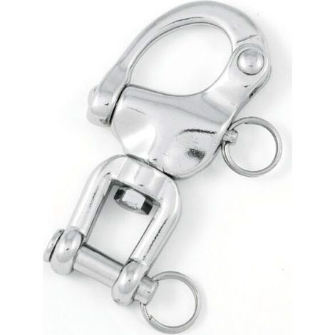 Mousqueton inox A4 avec chape pour drisse – Accastillage bateau (1/4)