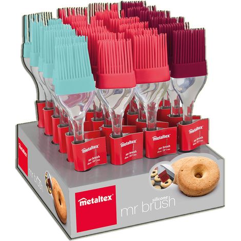 Pinceau en Silicone Metatex 22.5 cm avec Manche Translucide