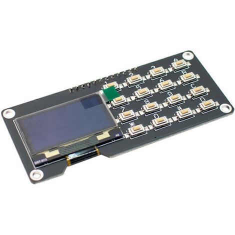 0,96-Zoll-OLED-IIC-Bildschirm SSD1106 SSD1306 mit 4x4-Tastatur, 16-Tasten-Displaymodul, Elektronikbausatz 1306 (1/5)