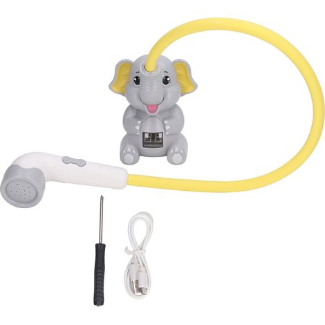 Tête de douche bébé thermomètre intégré, forme animaux, flexible et étanche IPX7, jouet d'eau Type 1 (1/5)